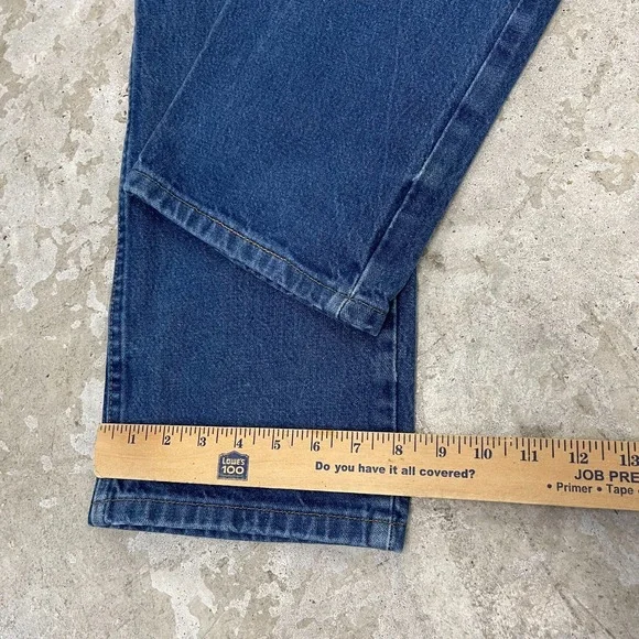 Wrangler Jeans 36x33 Blue Pants 936 Cowboy Western‎ Faded Denim Tag 36x34 B849 - Picture 12 of 14